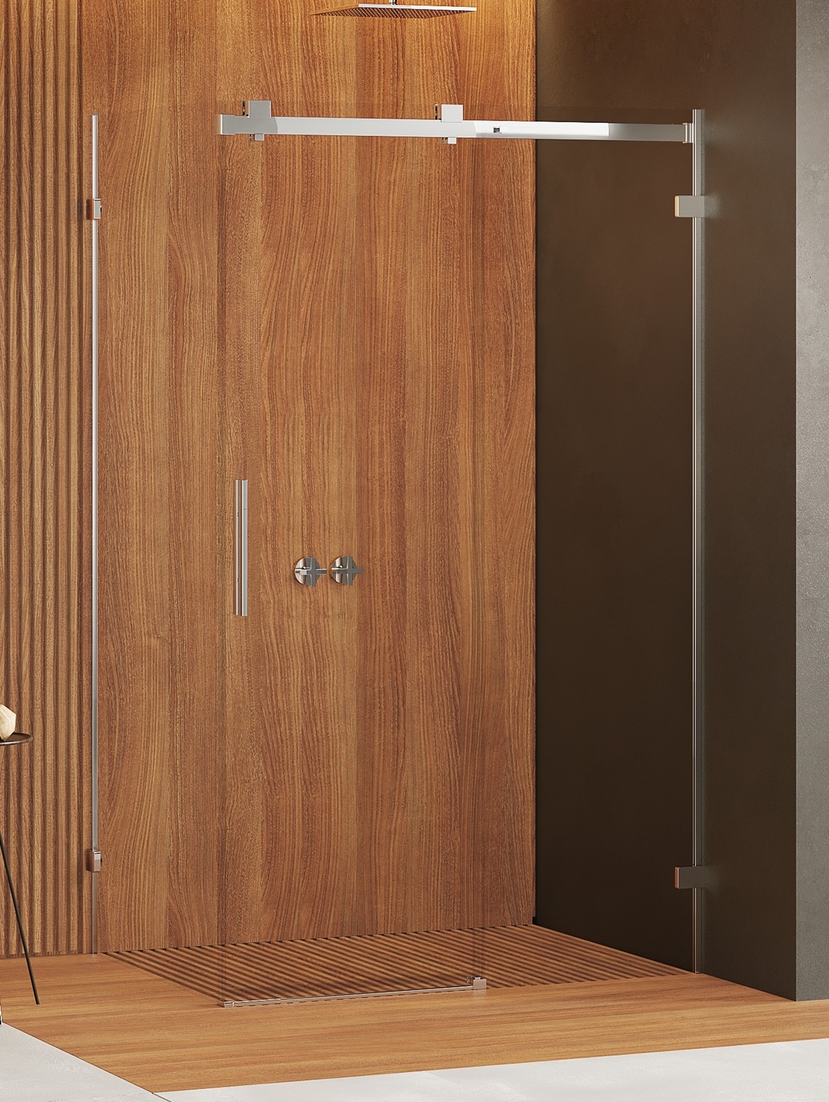 New Trendy Softi X sprchový kout 100x100 cm čtvercový chrom lesk/průhledné sklo EXK-5276
