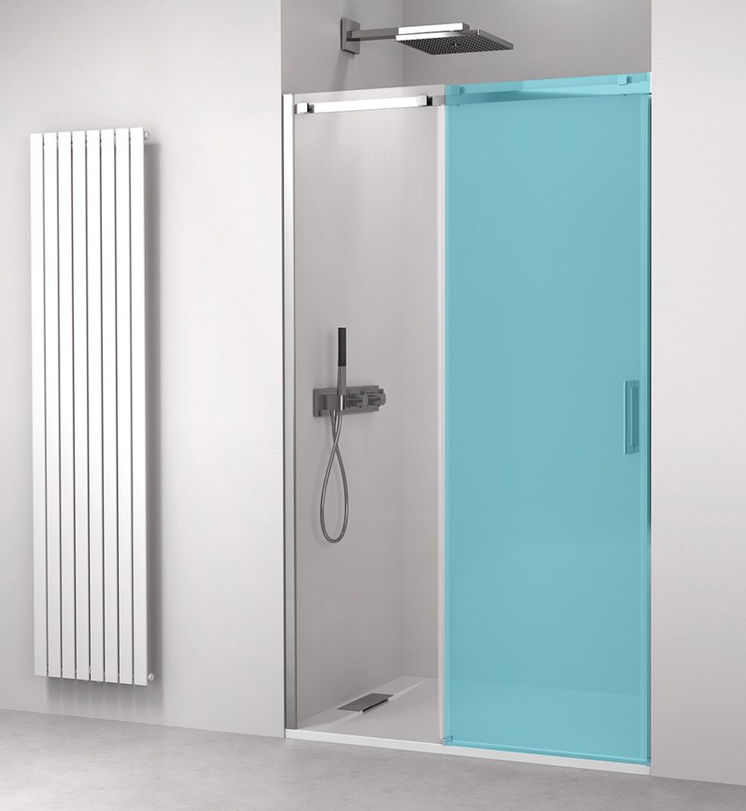 Polysan Thron Line sprchové dveře 150 cm posuvné chrom lesk/průhledné sklo TL5015A BOX 1/2
