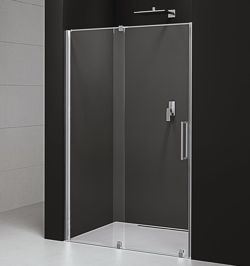 Polysan Rolls Line sprchové dveře 160 cm posuvné chrom lesk/průhledné sklo RL1615