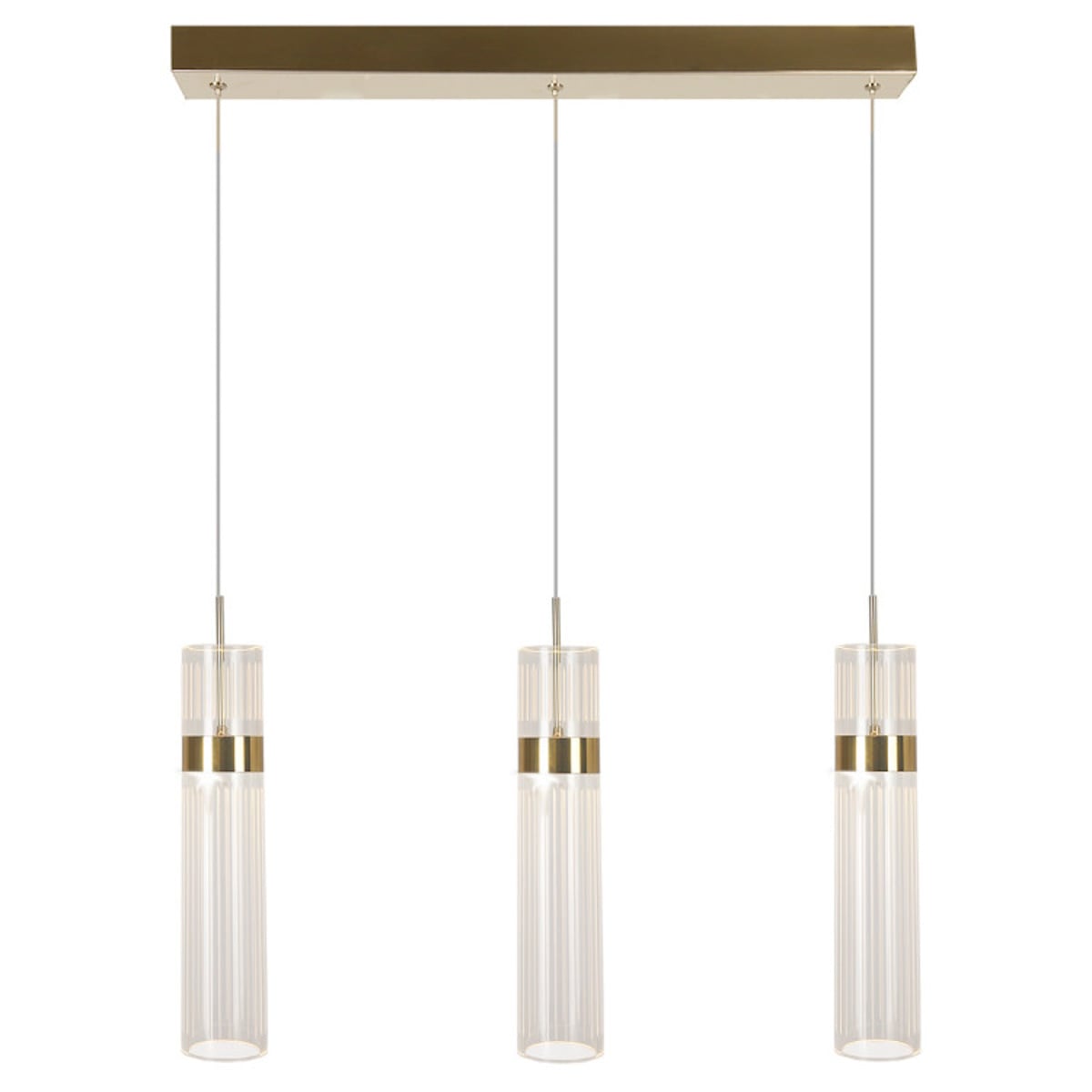 Light Prestige Ambiente závěsné svítidlo 3x6 W zlatá LP15103LGD