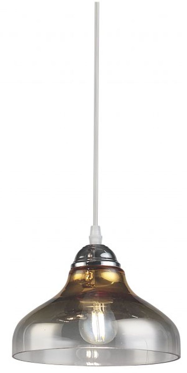 GTV Marite závěsné svítidlo 1x40 W průhledná-zlatá OS-MARI-11-DEC