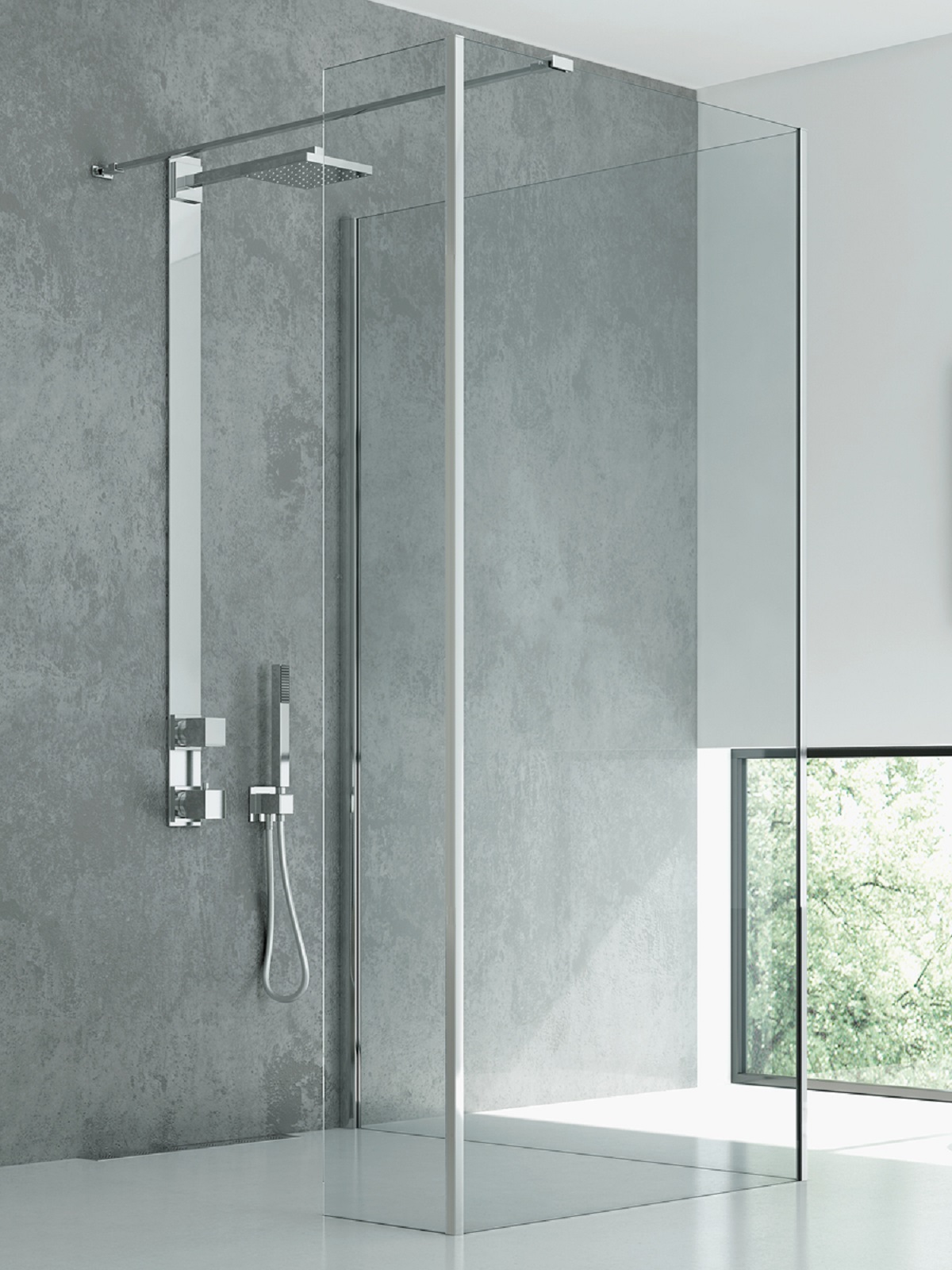 New Trendy New Modus sprchová zástěna walk-in 110 cm chrom lesk/průhledné sklo EXK-5485