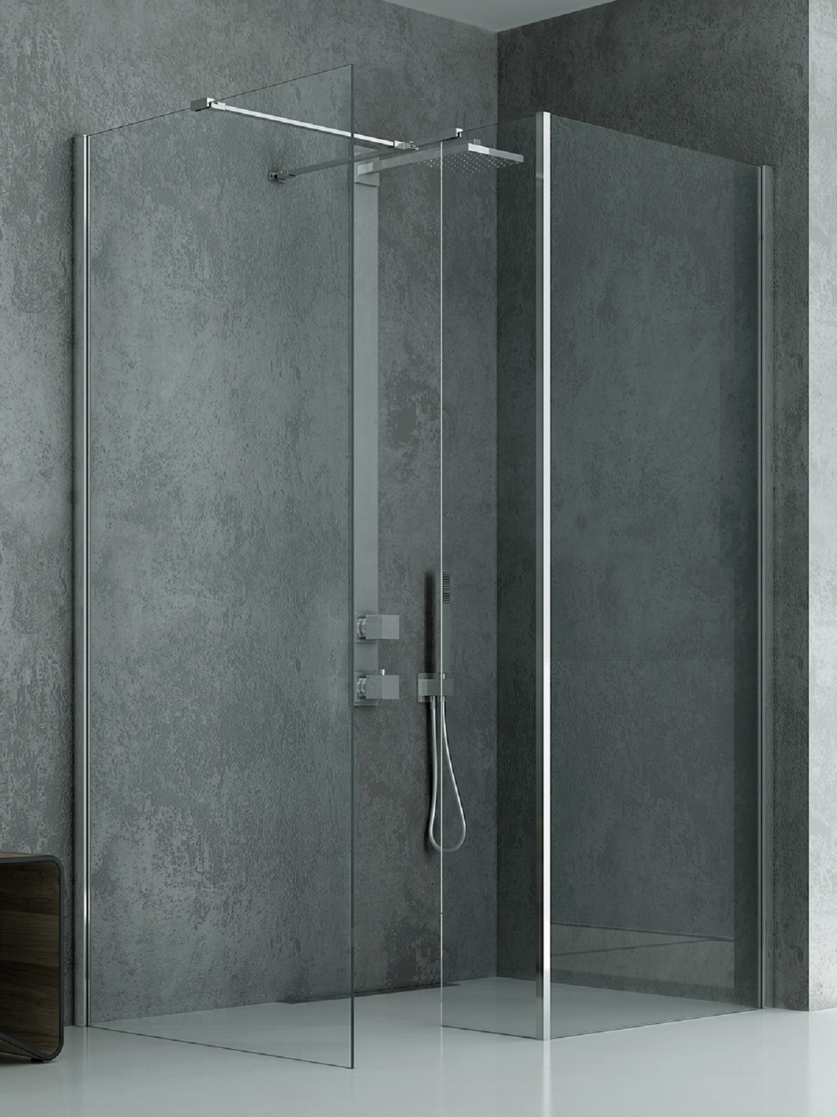 New Trendy New Modus sprchová zástěna walk-in 110 cm chrom lesk/průhledné sklo EXK-5509