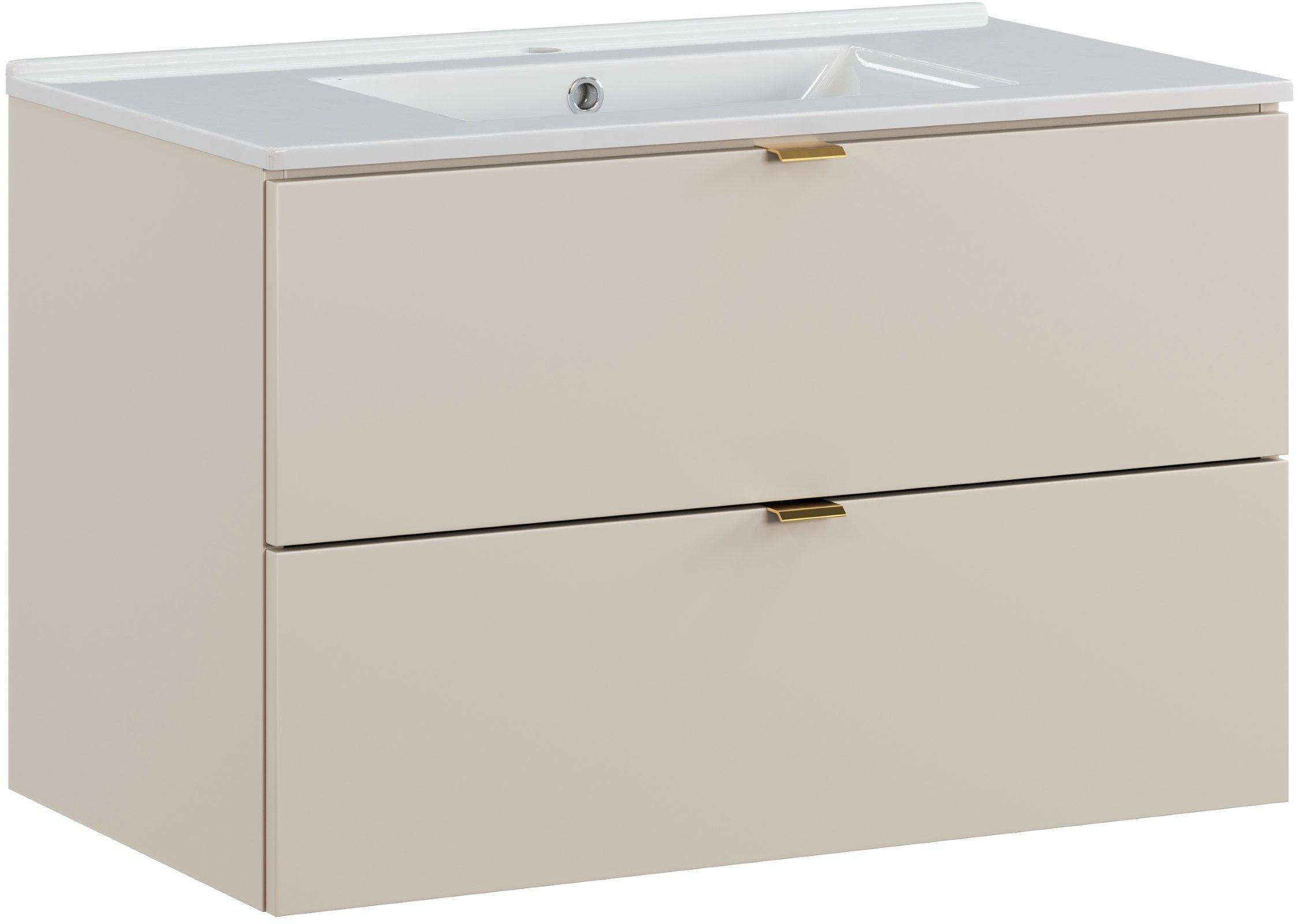 Sada umyvadlo Comad Lava UM-CFP LAVA 80D DP, skříňka Comad Dalia Cashmere DALIA CASHMERE 82-80-46-2S