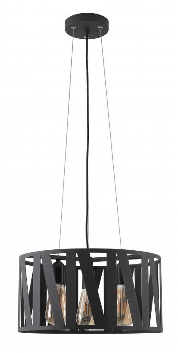 GTV Melody závěsné svítidlo 3x40 W černá OS-MEL-E27-10-DEC