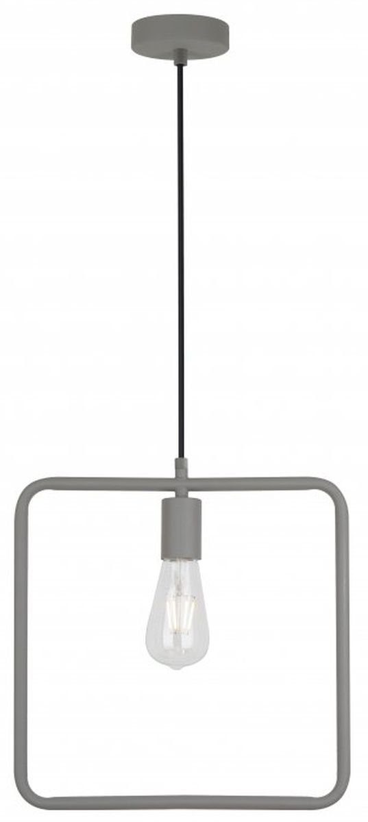 GTV Lija závěsné svítidlo 1x40 W šedá/popelavá OS-LI-E27-15-DEC
