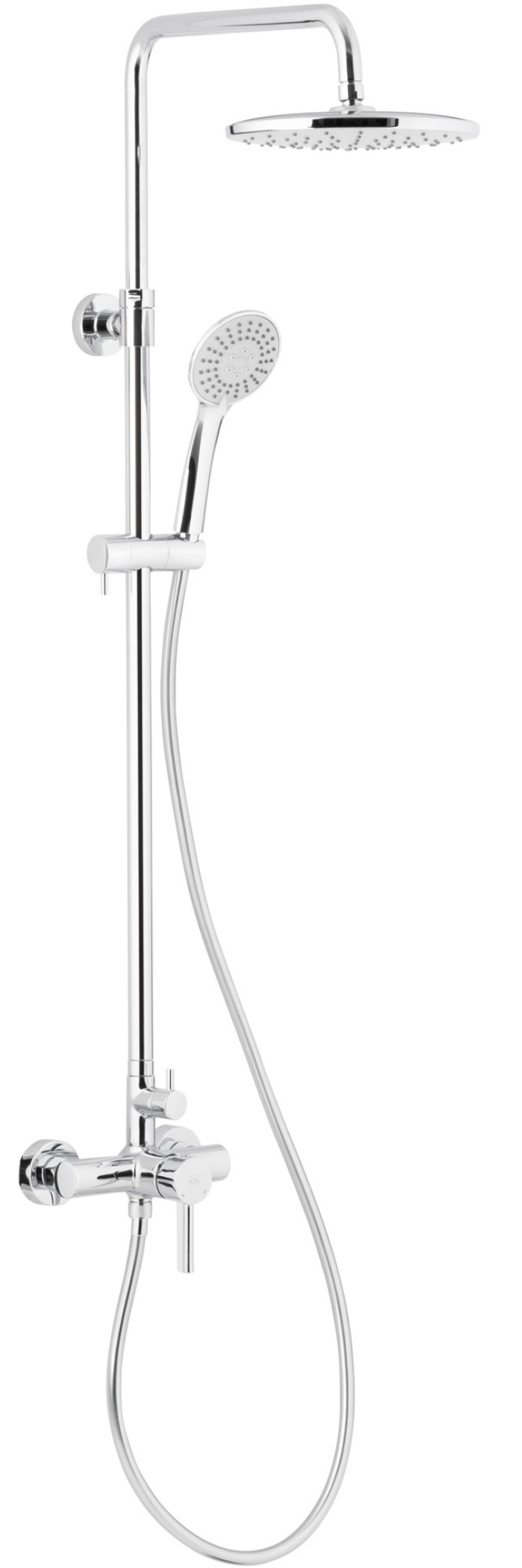 KFA Armatura Moza sprchová sada na stěnu s dešťovou sprchou chrom 5036-910-00