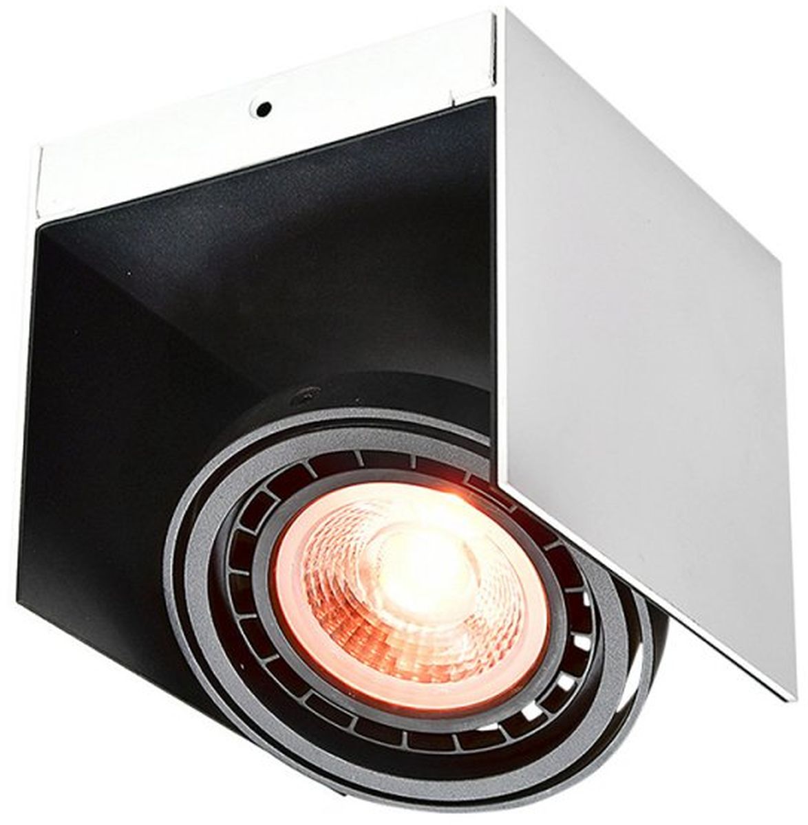 GTV Verso stropní světlo 1x40 W bílá-černá OS-VERSO-06-DEC