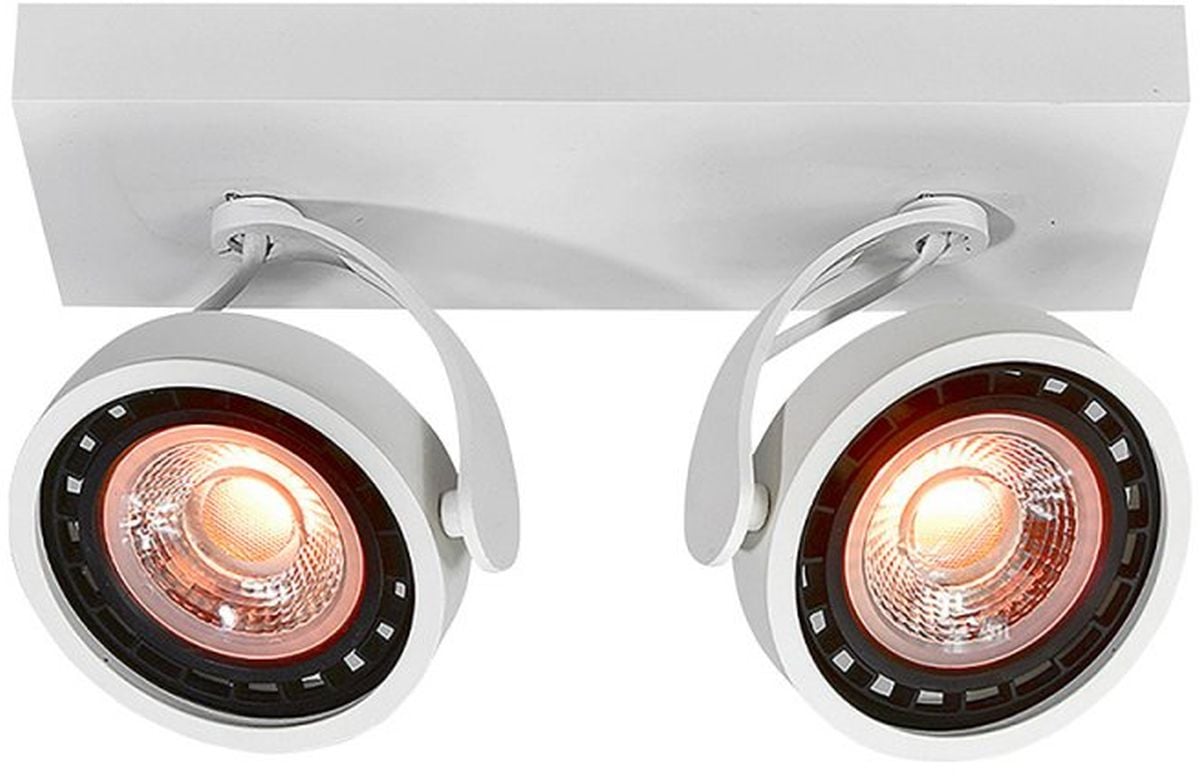 GTV Wally stropní světlo 2x40 W bílá OS-WALLY2-00-DEC