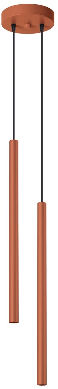 Sollux Lighting Pastelo závěsné svítidlo 2x8 W červená SL.1525
