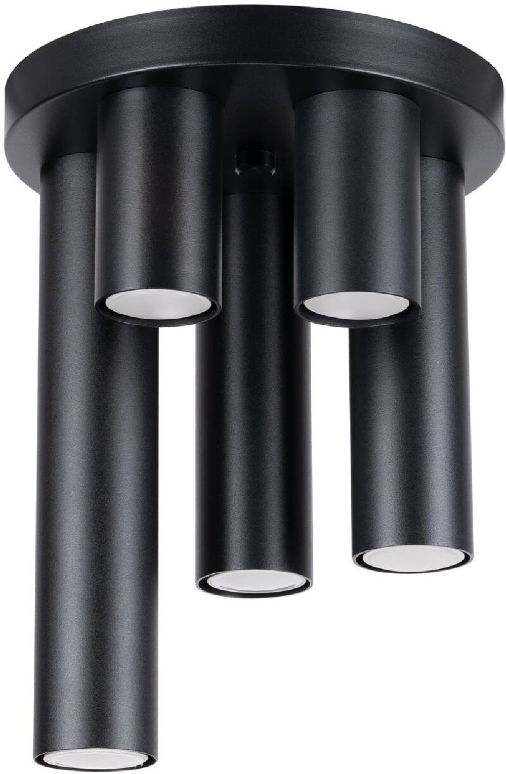 Sollux Lighting Lagos stropní světlo 5x10 W černá SL.1467
