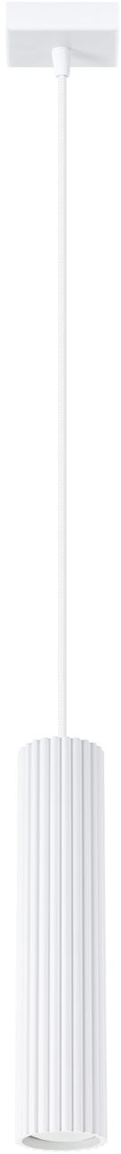 Sollux Lighting Karbon závěsné svítidlo 1x10 W bílá SL.1535