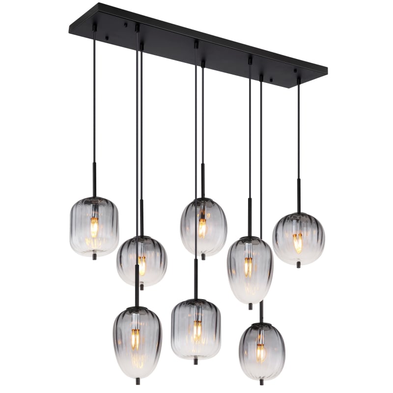 Globo Lighting Attila závěsné svítidlo x40 W černá 15215-8