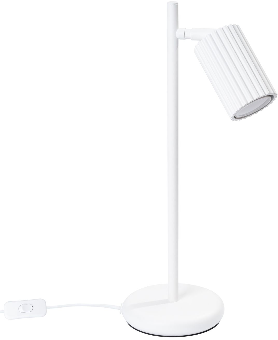 Sollux Lighting Karbon stolní lampička 1x10 W bílá SL.1548