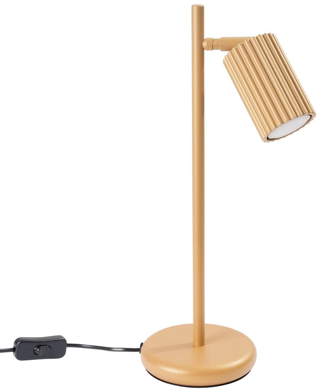 Sollux Lighting Karbon stolní lampička 1x10 W zlatá SL.1567