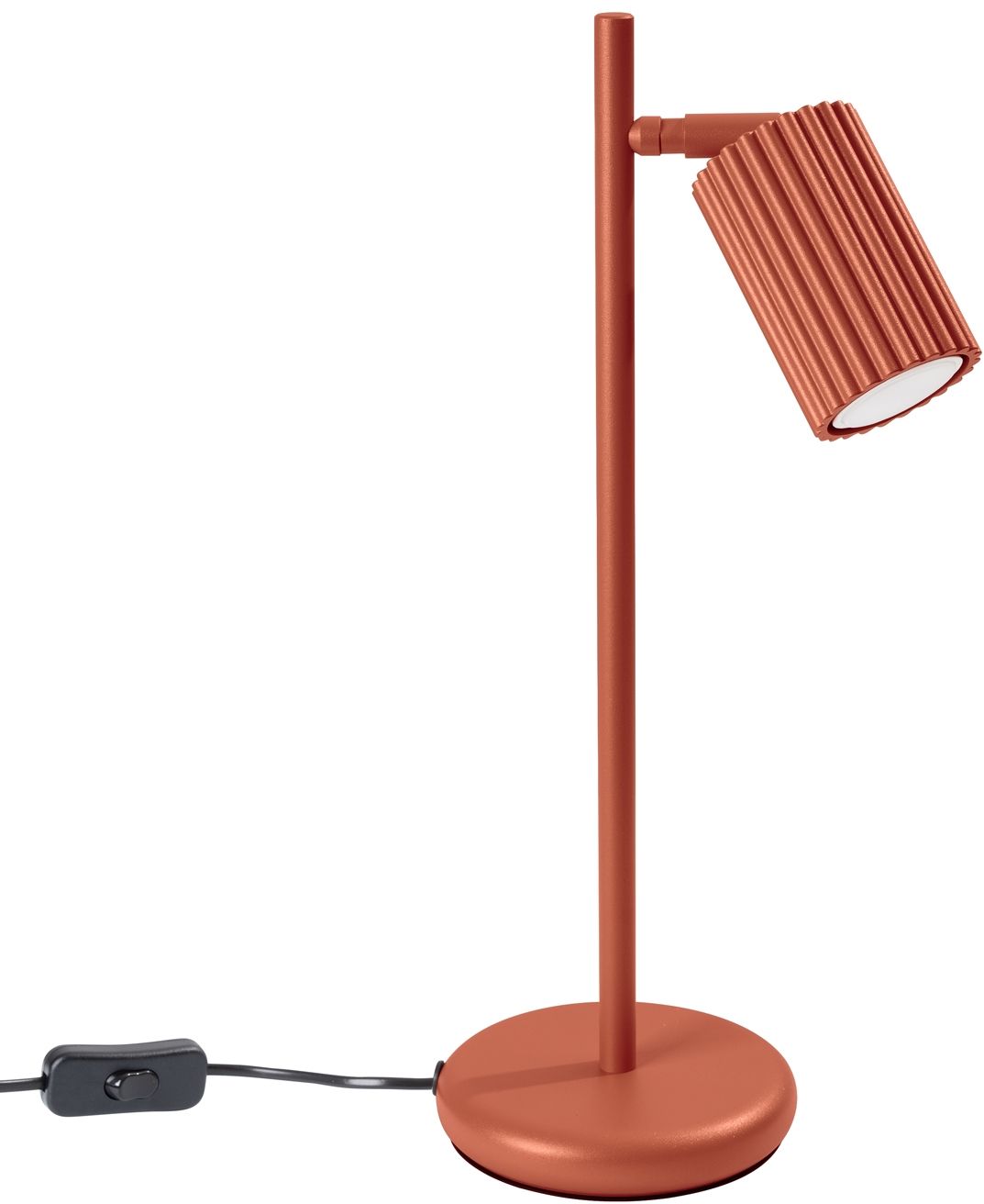 Sollux Lighting Karbon stolní lampička 1x10 W červená SL.1643