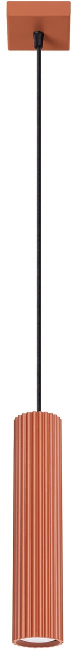Sollux Lighting Karbon závěsné svítidlo 1x10 W červená SL.1630