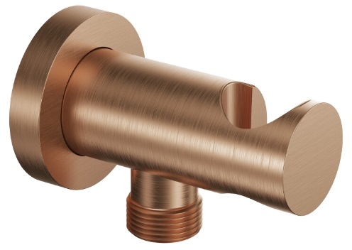 Excellent úhlový konektor s držákem měděná AREX.1032CB