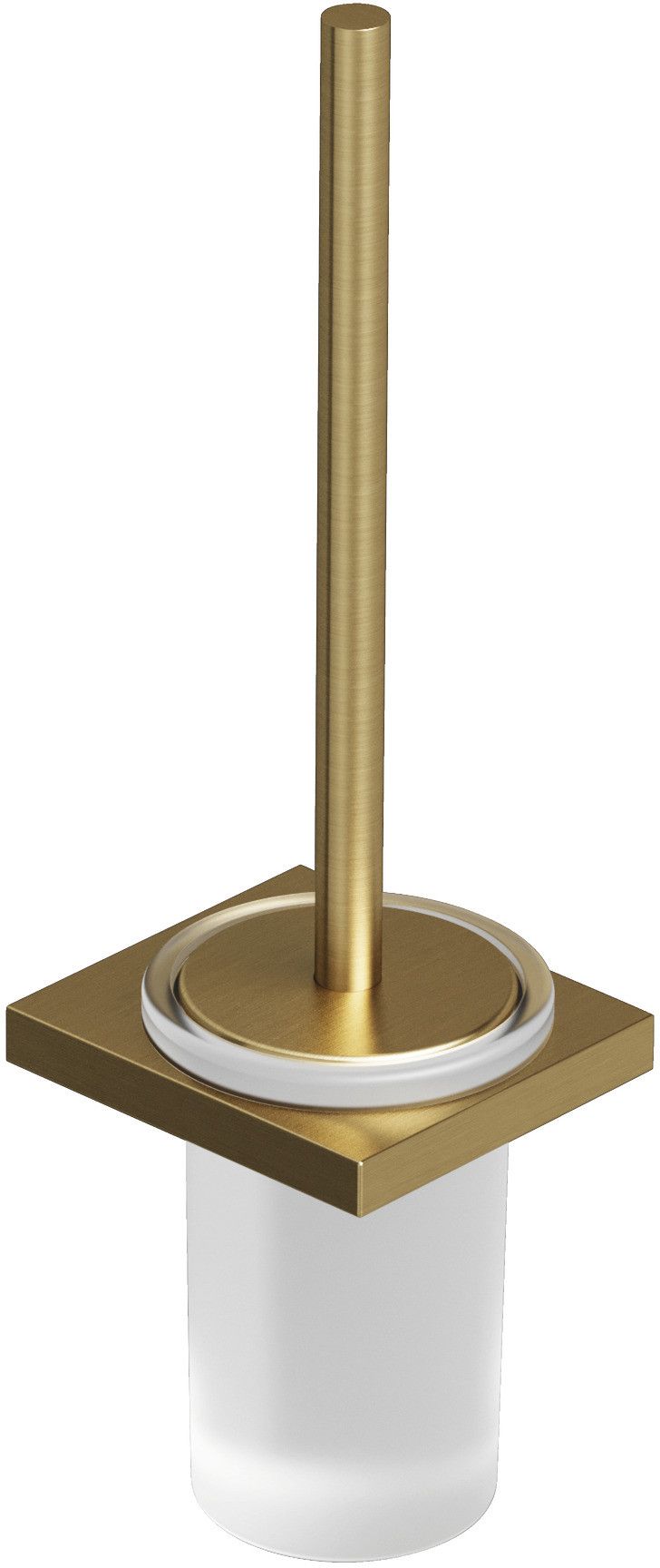 Kludi Vela C wc štětka s rukojetí šroubovaný zlatá 31974N0