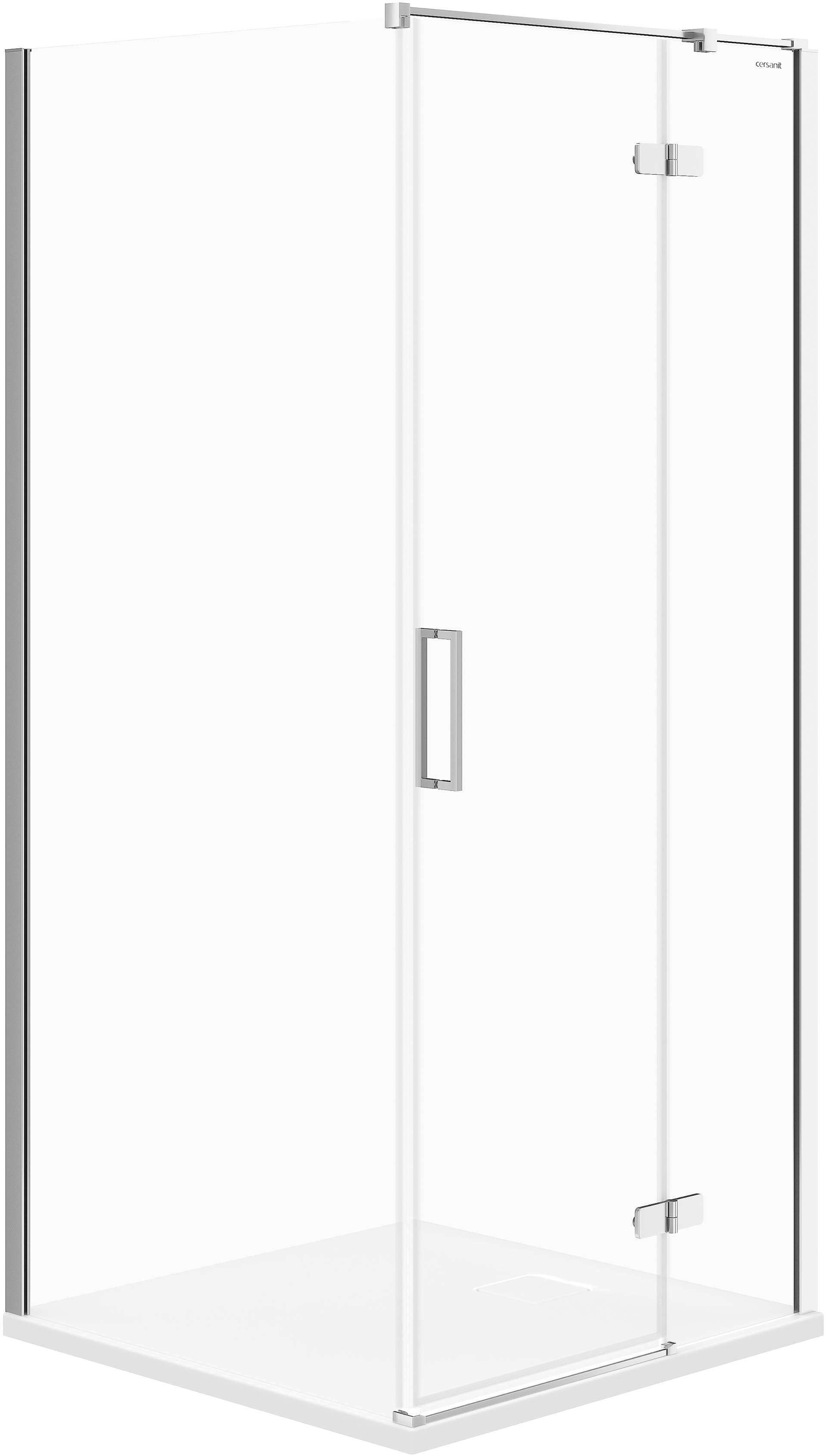 Cersanit City sprchový kout 90x90 cm čtvercový chrom lesk/průhledné sklo S584-101