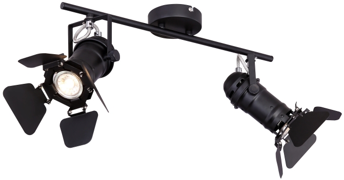 Globo Lighting Egon nástěnné svítidlo 2x50 W černá 54650-2B