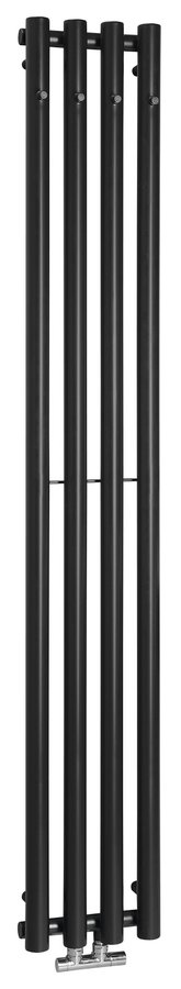 Sapho Pilon koupelnový radiátor designově 180x27 cm černá IZ122T