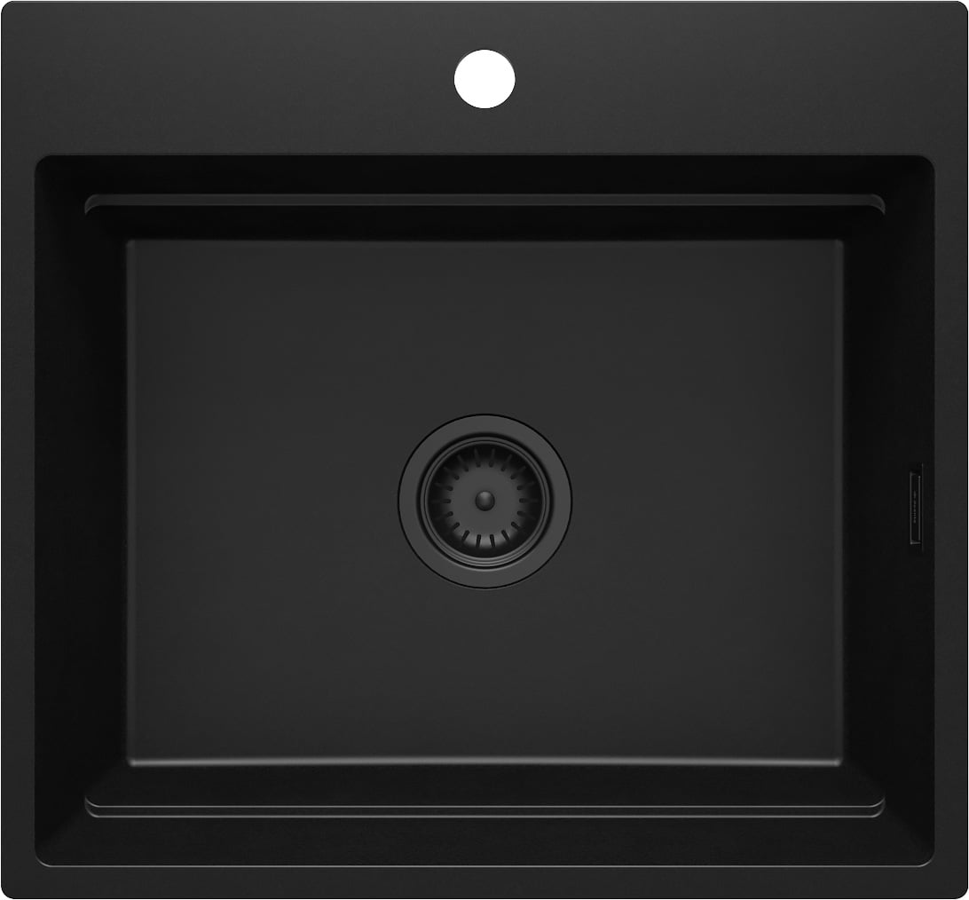Deante Magnetic granitový dřez 56x52 cm černá ZRM_N10A
