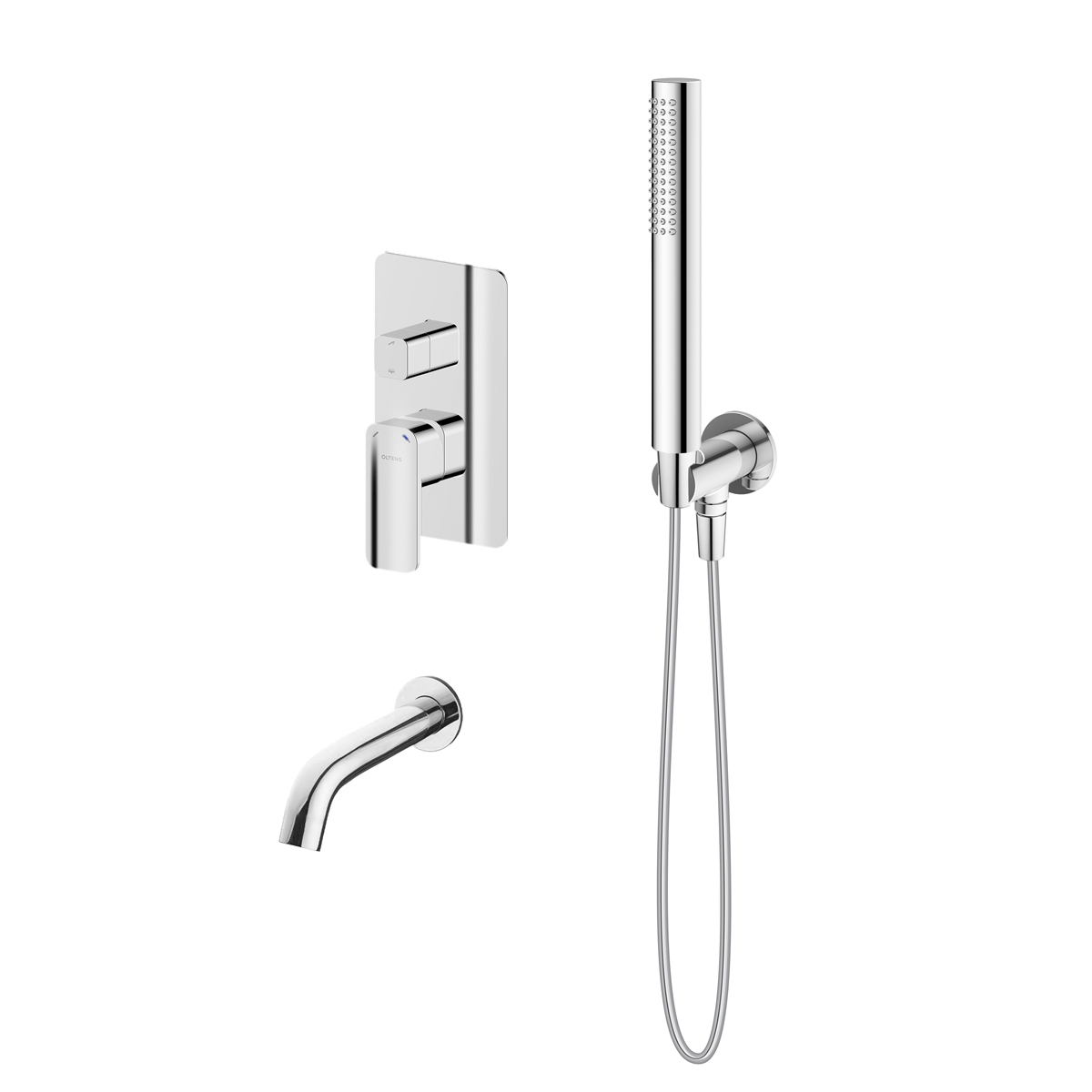 Sada vanová baterie Oltens Hadsel 34108100, výtok baterie Oltens Molle 39100100, 37102100, 39304100, 37200100