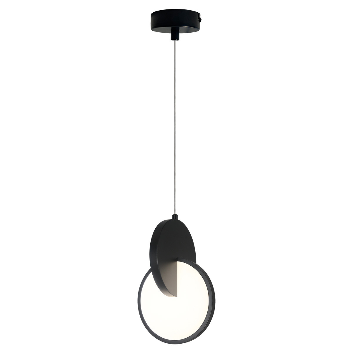 Light Prestige Circlo závěsné svítidlo 1x8 W černá LP-1311/1P BK