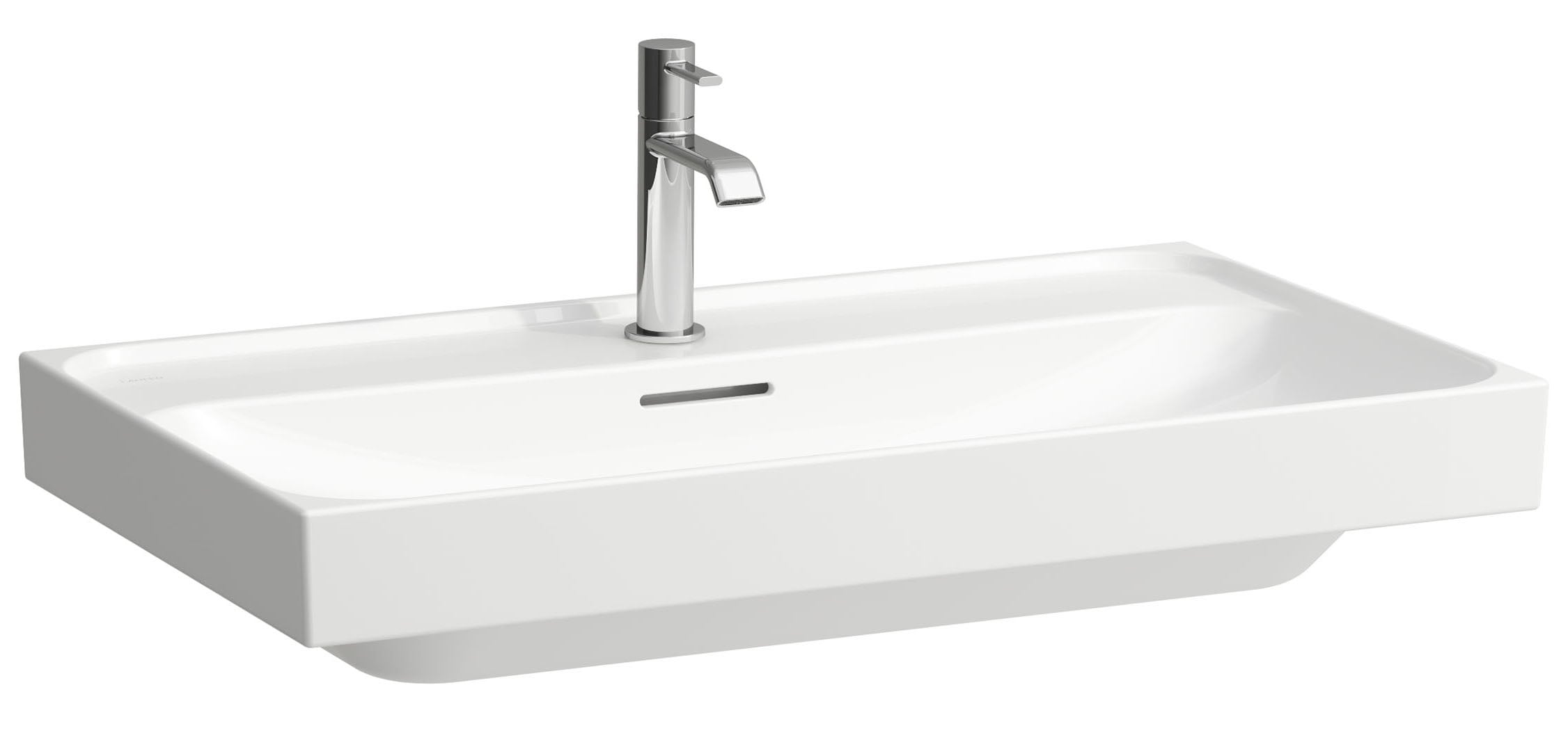 Laufen Meda umyvadlo 80x46 cm obdélníkový klasický bílá matný H8161177571041
