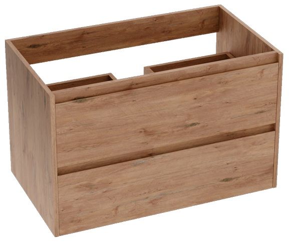 LaVita Tulsa skříňka 81x46.5x50 cm pod umyvadlo závěsná ořechová 5900378339861