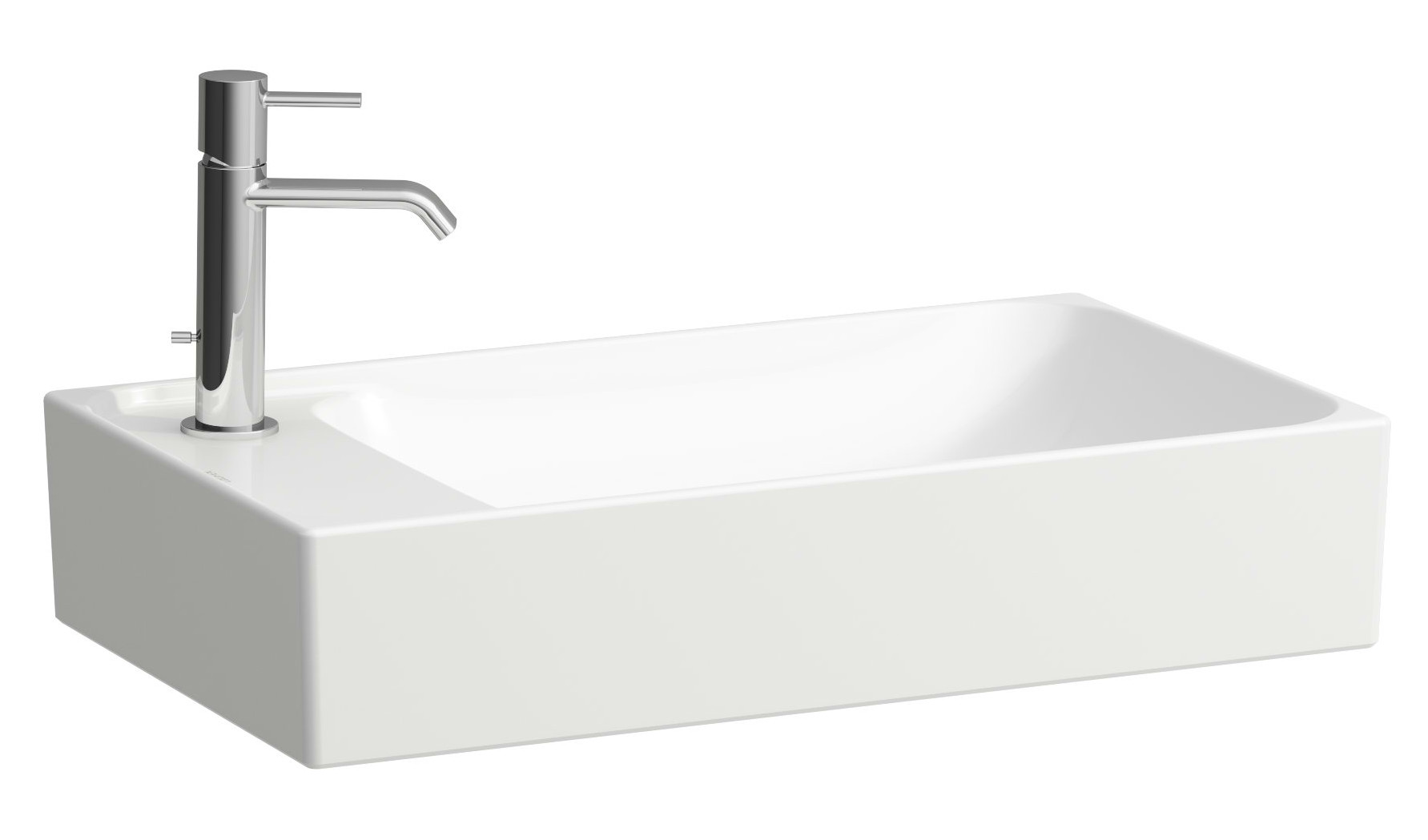 Laufen Meda umyvadlo 60x35 cm obdélníkový na pult bílá lesk H8121134001131