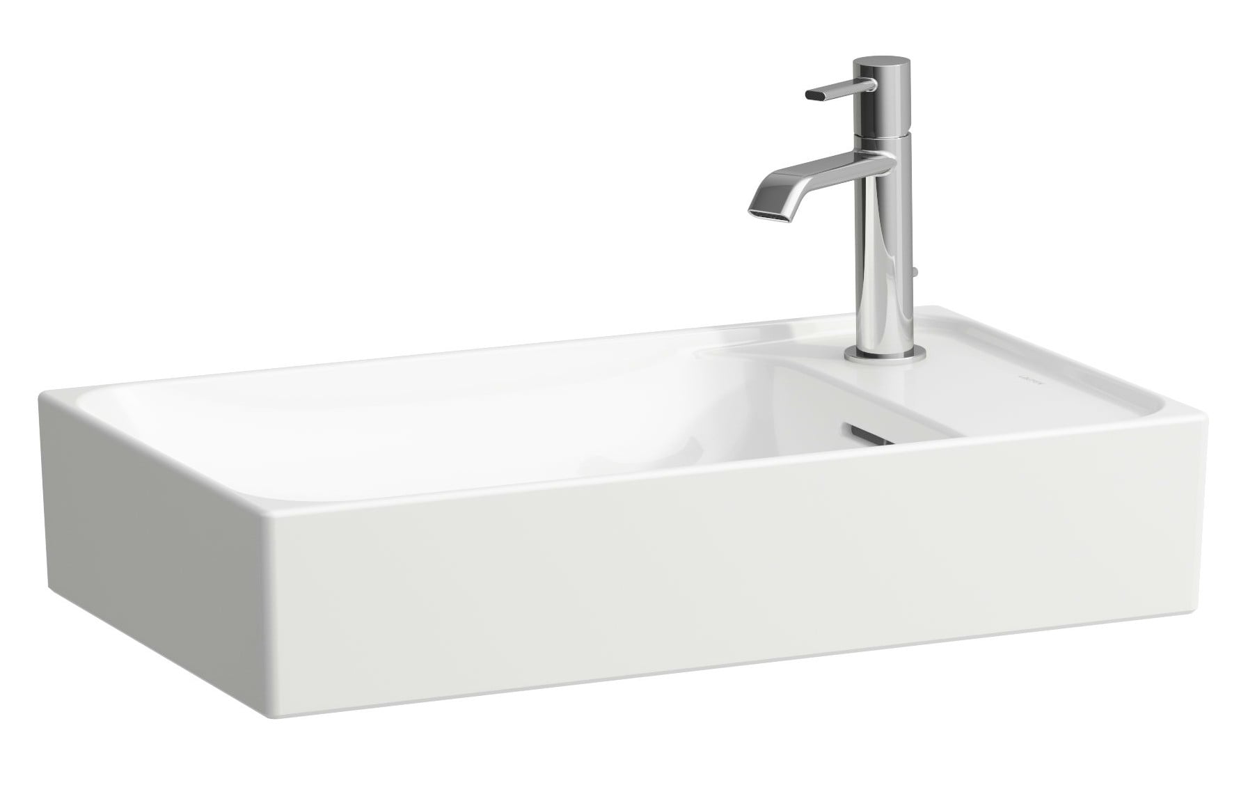 Laufen Meda umyvadlo 60x35 cm obdélníkový na pult bílá lesk H8121130001061