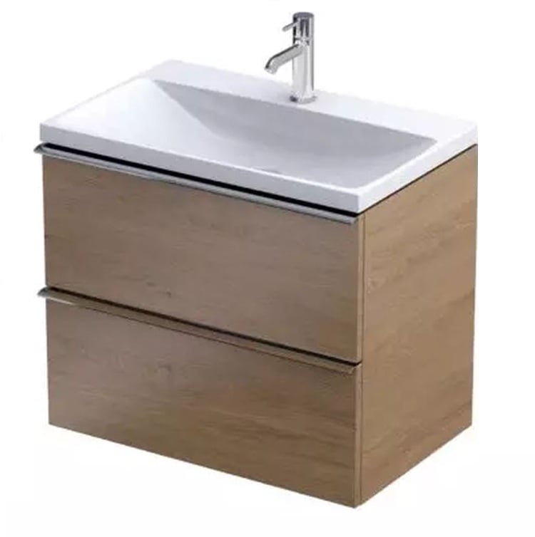 Oristo Etna skříňka 60x38x50 cm pod umyvadlo závěsná dub OR52C-SD2S-60-78