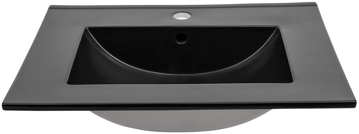 Comad Lava umyvadlo 81x46 cm obdélníkový nábytkový černá UM-LAVA BLACK 80 DP