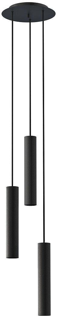 Nowodvorski Lighting Baton závěsné svítidlo 3x10 W černá 7856