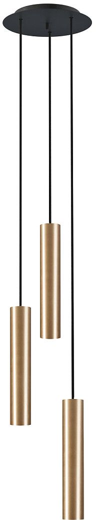 Nowodvorski Lighting Baton závěsné svítidlo 3x10 W černá-mosaz 7855
