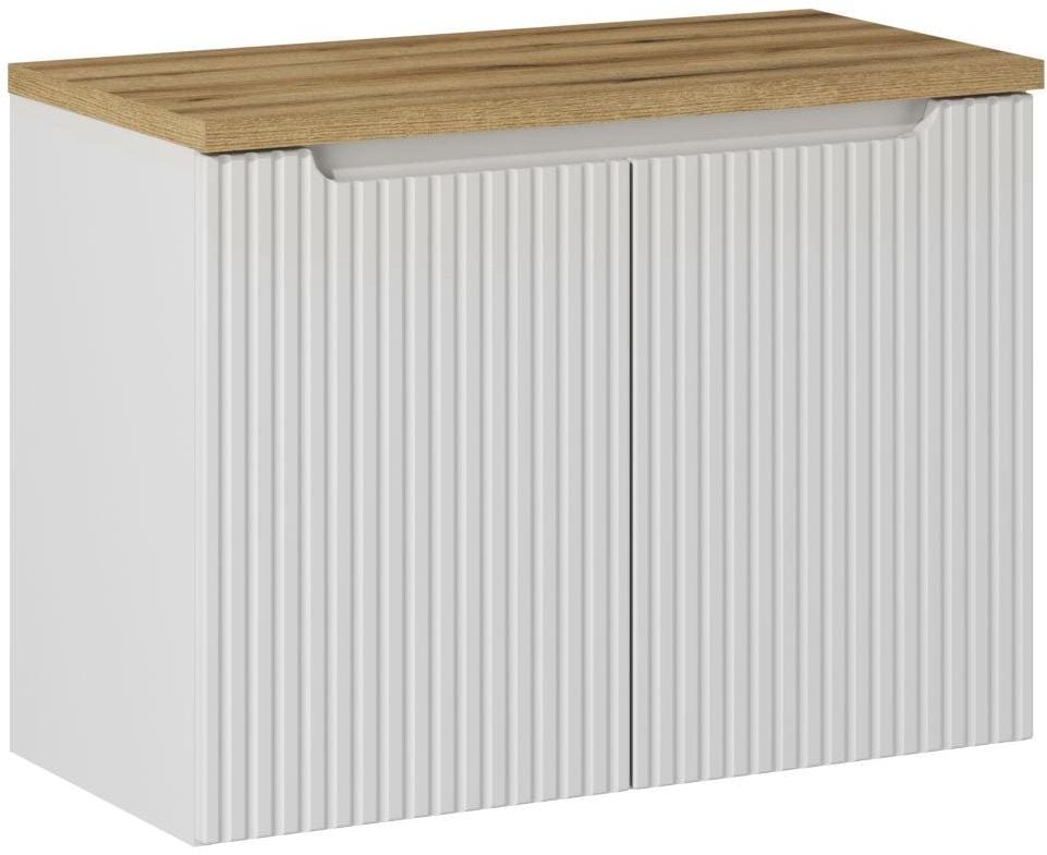 Sada skříňka Comad Nova White NOVA WHITE 82-80-2D, deska Comad Nova Oak NOVA OAK A 89-80