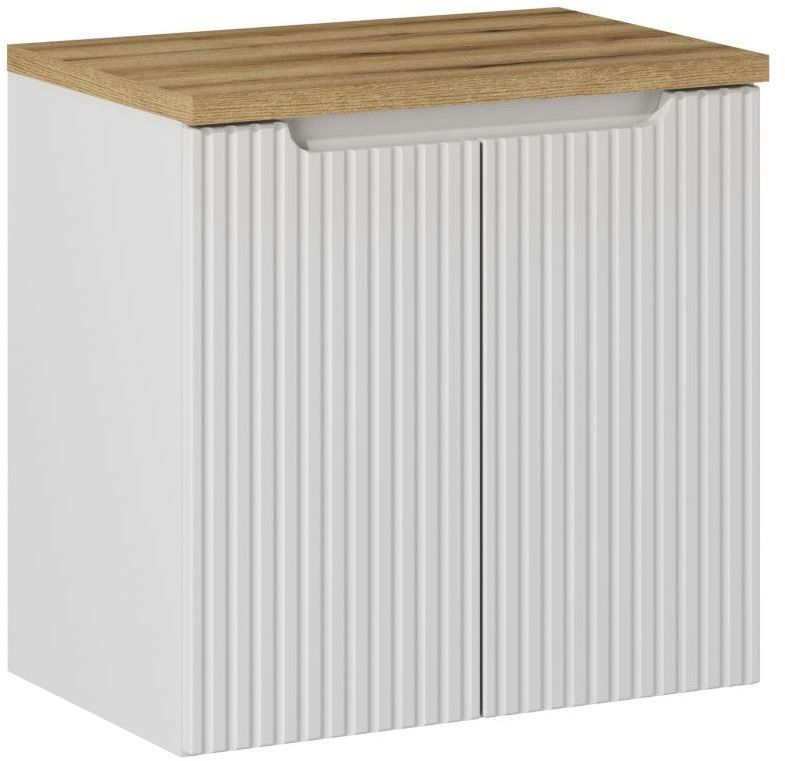Sada skříňka Comad Nova White NOVA WHITE 82-60-2D, deska Comad Nova Oak NOVA OAK A 89-60