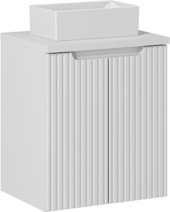 Sada skříňka Comad Nova White NOVA WHITE 82-50-2D, umyvadlo Comad Gaja UN-GAJA35-SW 78570A(35), NOVA WHITE 89-50