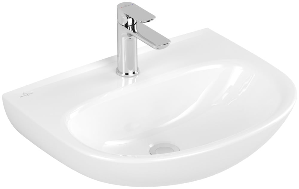 Villeroy & Boch O.Novo umyvadlo 55x44 cm půlkruhový klasický bílá 4A4056R1