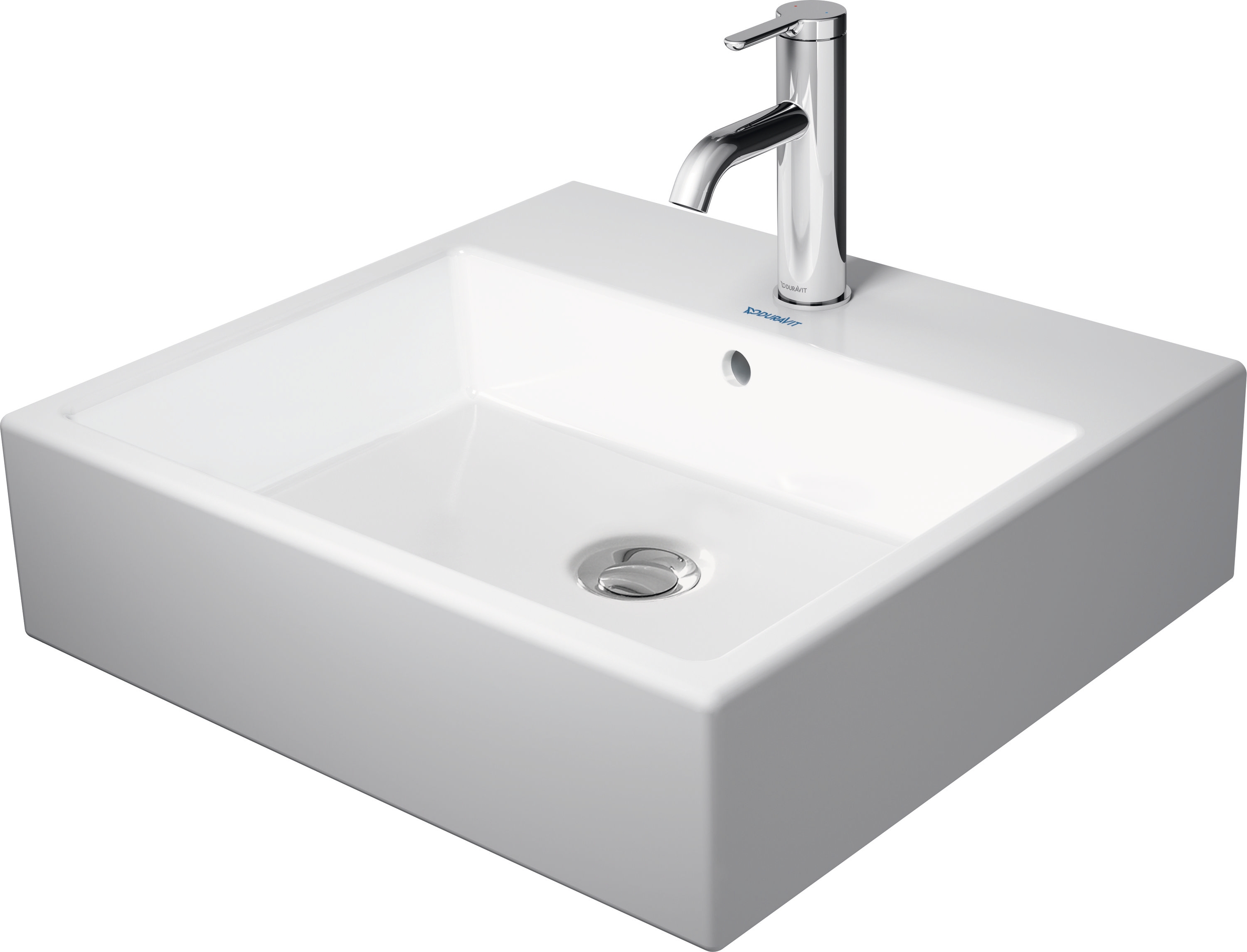 Duravit Vero Air umyvadlo 50x47 cm obdélníkový klasický-nábytkový bílá 2350500028