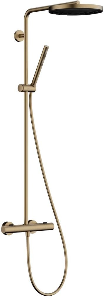 Hansgrohe Pulsify S Puro sprchová sada na stěnu s termostatem s dešťovou sprchou || 24222140