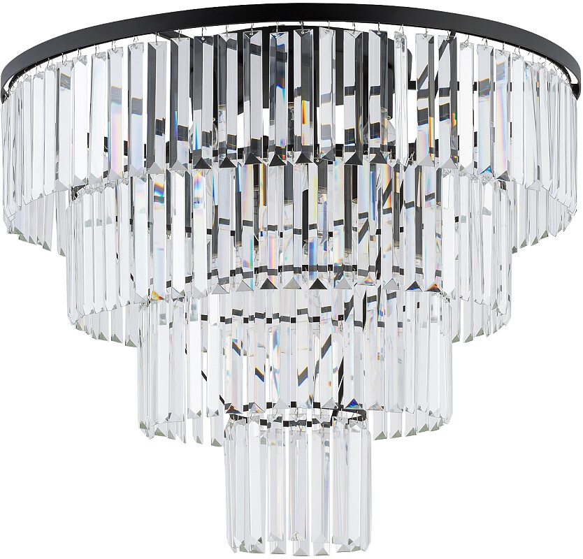 Nowodvorski Lighting Cristal nástěnné svítidlo x25 W černá-průhledná 7630