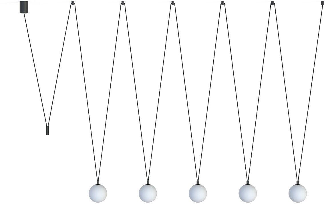 Nowodvorski Lighting Sling závěsné svítidlo 5x12 W bílá-černá 10355