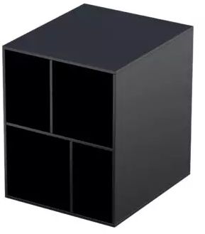 Oristo Uni polička 40 cm černá OR00-PO-40-8