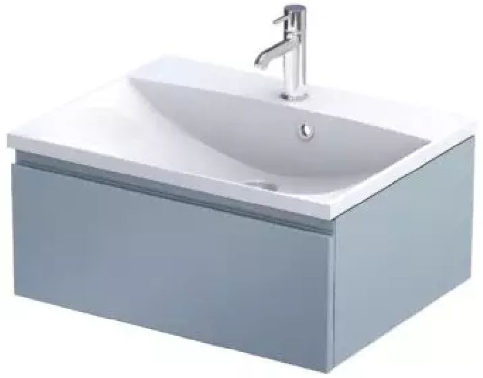 Oristo Brylant skříňka 59.6x45.5x25 cm pod umyvadlo závěsná modrá OR36-SD1S-60-16