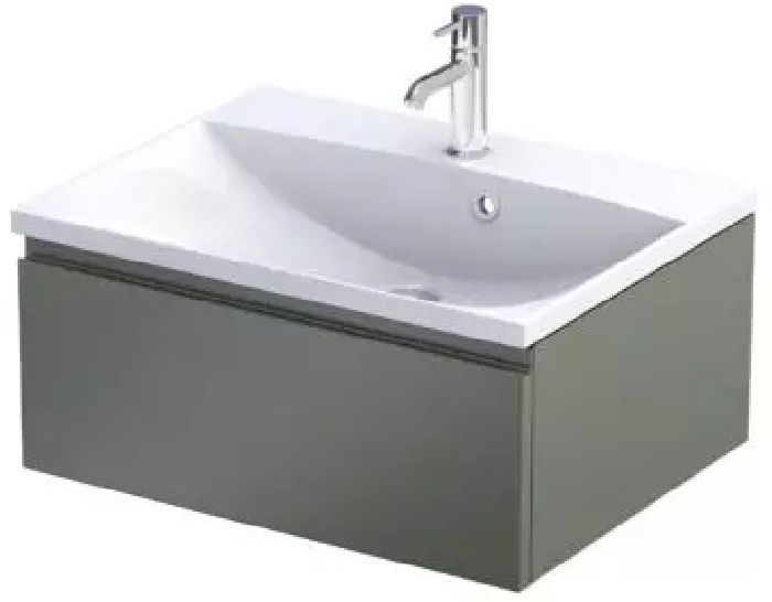 Oristo Brylant skříňka 59.6x45.5x25 cm pod umyvadlo závěsná zelená OR36-SD1S-60-17