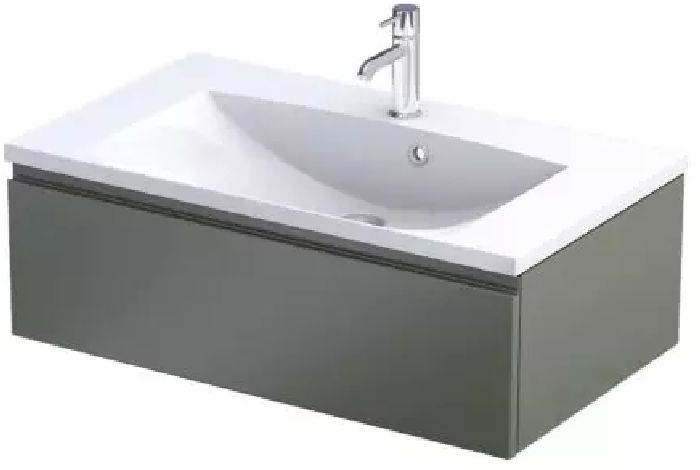 Oristo Brylant skříňka 79.6x45.5x25 cm pod umyvadlo závěsná zelená OR36-SD1S-80-17