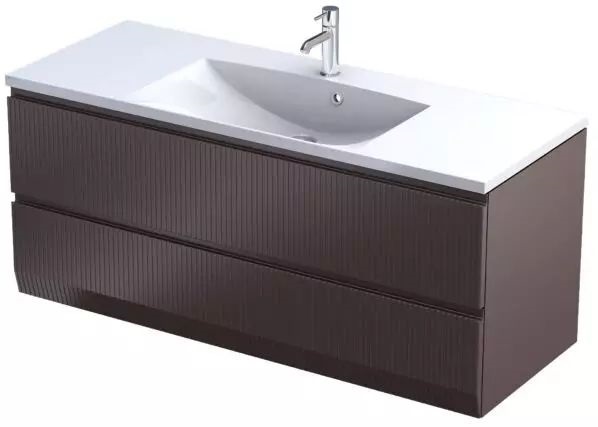 Oristo Brylant skříňka 119.6x45.5x50 cm pod umyvadlo závěsná OR36-SD2S-120-21R